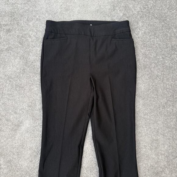 Chico's Pants Womens 0R Black Straight Leg Pull On Stretch Dress Career Work - Picture 2 of 11